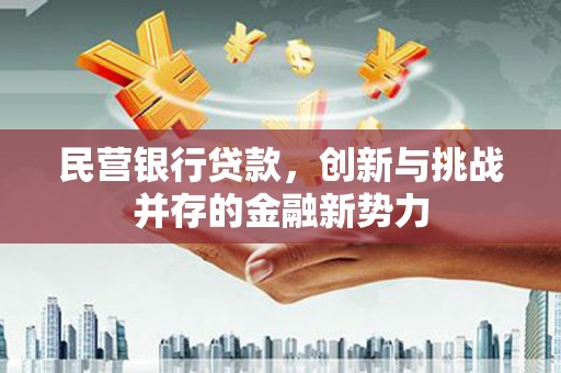 汐止民营银行贷款，创新与挑战并存的金融新势力