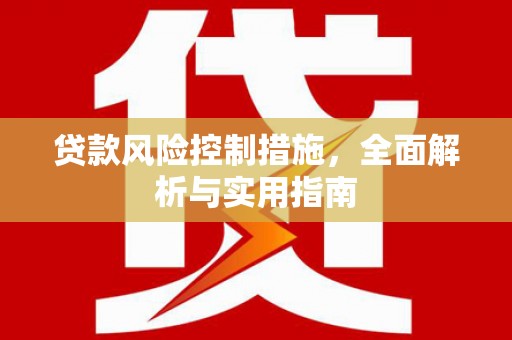 汐止贷款风险控制措施，全面解析与实用指南