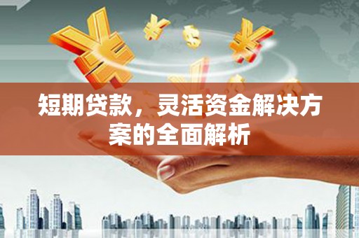 汐止短期贷款，灵活资金解决方案的全面解析