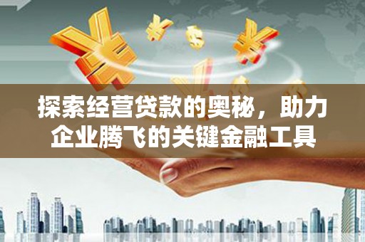 汐止探索经营贷款的奥秘，助力企业腾飞的关键金融工具