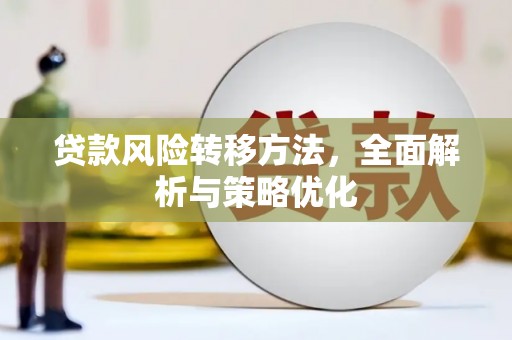 汐止贷款风险转移方法，全面解析与策略优化