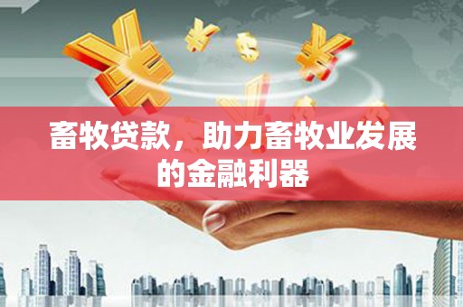 汐止畜牧贷款，助力畜牧业发展的金融利器