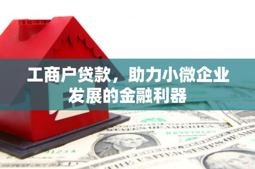 汐止工商户贷款，助力小微企业发展的金融利器
