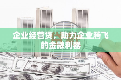 汐止企业经营贷，助力企业腾飞的金融利器
