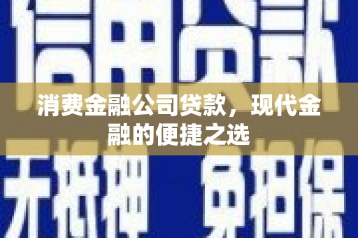 汐止消费金融公司贷款，现代金融的便捷之选
