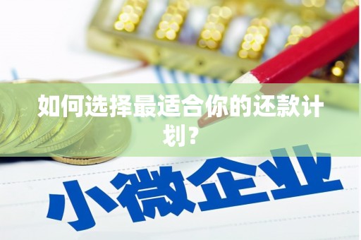汐止如何选择最适合你的还款计划？