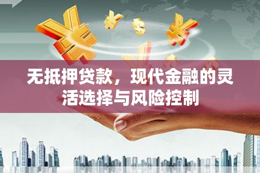 汐止无抵押贷款，现代金融的灵活选择与风险控制