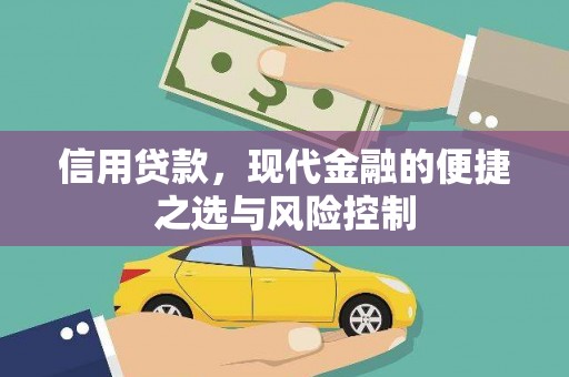 汐止信用贷款，现代金融的便捷之选与风险控制