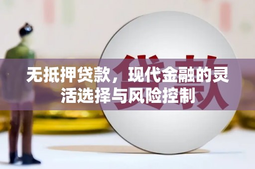 汐止无抵押贷款，现代金融的灵活选择与风险控制
