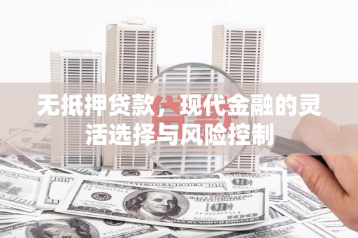 汐止无抵押贷款，现代金融的灵活选择与风险控制