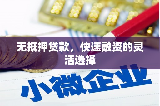 汐止无抵押贷款，快速融资的灵活选择