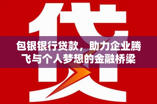 汐止包银银行贷款，助力企业腾飞与个人梦想的金融桥梁