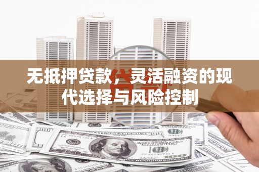 汐止无抵押贷款，灵活融资的现代选择与风险控制