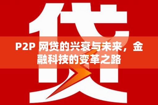 汐止P2P 网贷的兴衰与未来，金融科技的变革之路