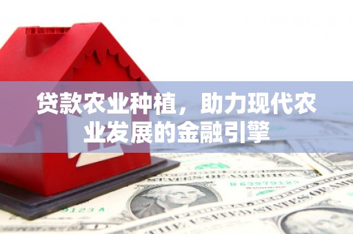 汐止贷款农业种植，助力现代农业发展的金融引擎