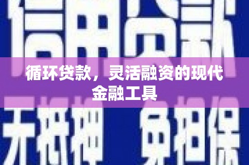 汐止循环贷款，灵活融资的现代金融工具