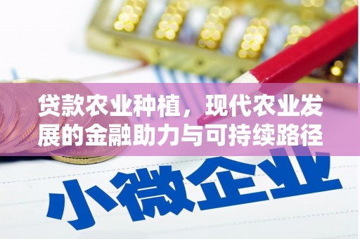 汐止贷款农业种植，现代农业发展的金融助力与可持续路径