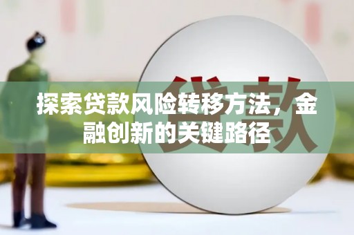 汐止探索贷款风险转移方法，金融创新的关键路径