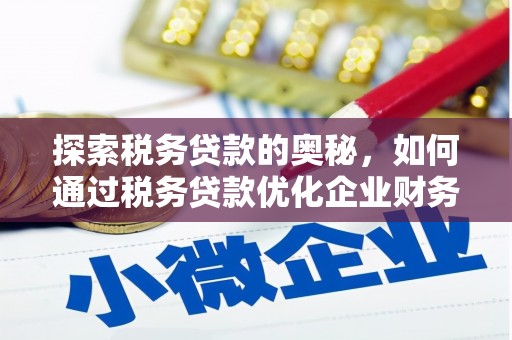 汐止探索税务贷款的奥秘，如何通过税务贷款优化企业财务