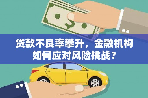 汐止贷款不良率攀升，金融机构如何应对风险挑战？