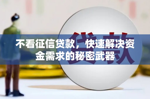 汐止不看征信贷款，快速解决资金需求的秘密武器