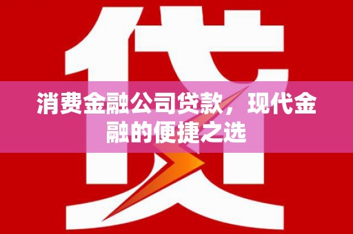 汐止消费金融公司贷款，现代金融的便捷之选