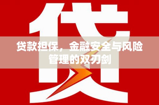 汐止贷款担保，金融安全与风险管理的双刃剑