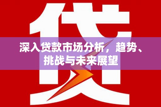 汐止深入贷款市场分析，趋势、挑战与未来展望