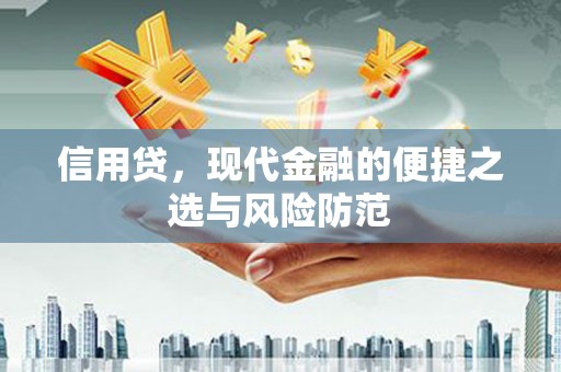 汐止信用贷，现代金融的便捷之选与风险防范