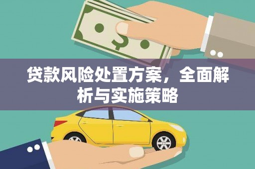 汐止贷款风险处置方案，全面解析与实施策略