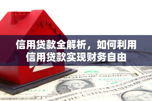 汐止信用贷款全解析，如何利用信用贷款实现财务自由