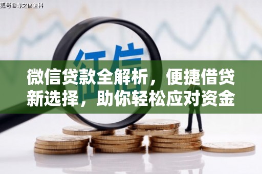 汐止微信贷款全解析，便捷借贷新选择，助你轻松应对资金需求